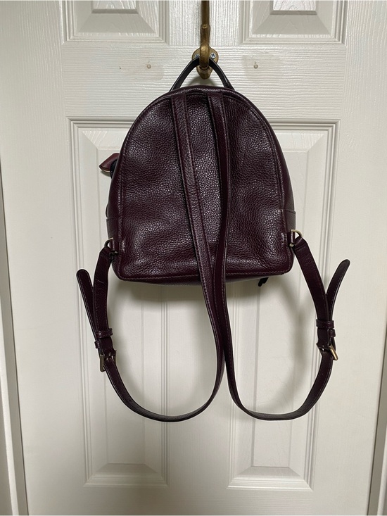 Kate Spade New York Jackson Leather Backpack & Floral Pup Charm in Cherrywood main image 4